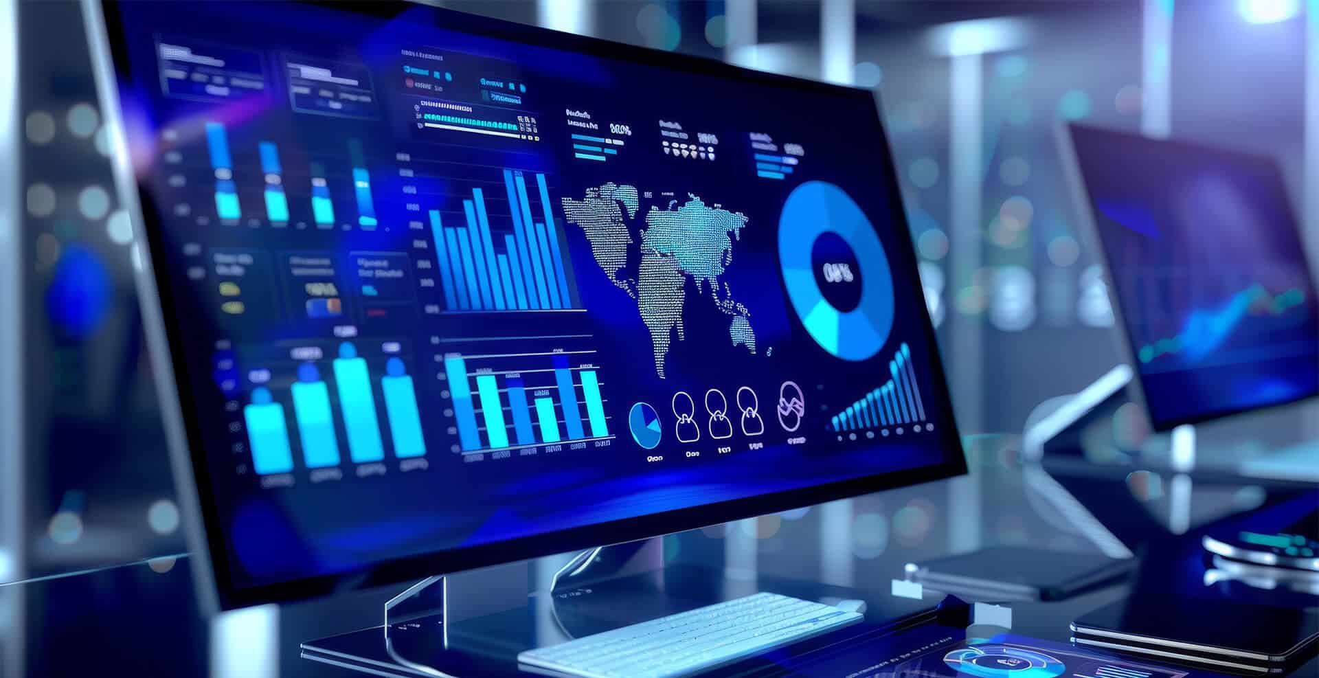 graph diagram finance technology dashboard screen 1