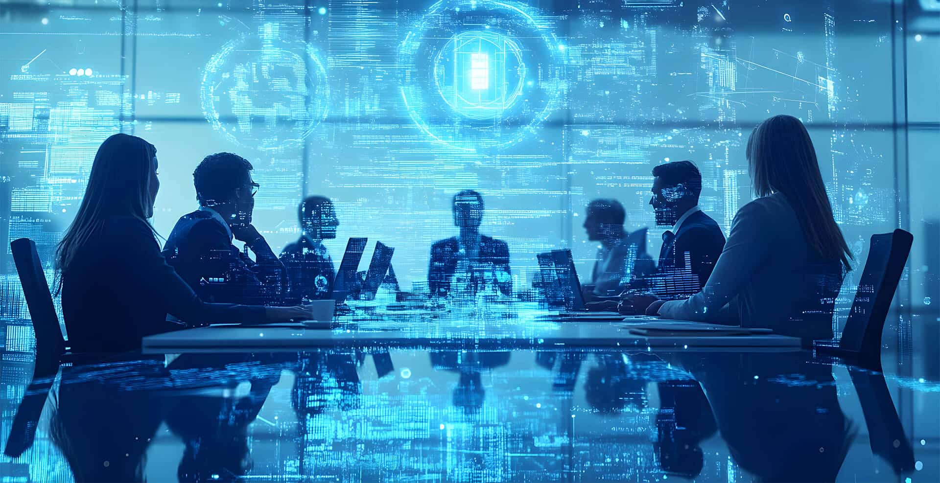 3d ai driven human resources meeting concept as candid shot hr team using ai tools stream 1